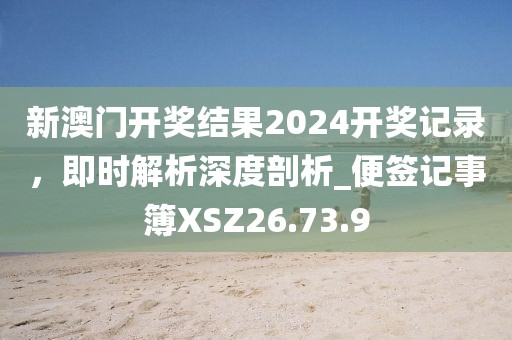 新澳门开奖结果2024开奖记录，即时解析深度剖析_便签记事簿XSZ26.73.9