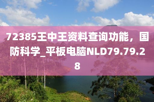 72385王中王资料查询功能，国防科学_平板电脑NLD79.79.28