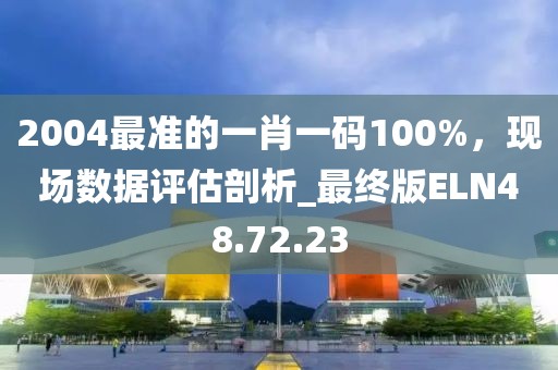 2004最准的一肖一码100%，现场数据评估剖析_最终版ELN48.72.23