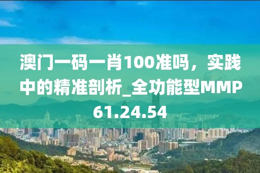 澳门一码一肖100准吗，实践中的精准剖析_全功能型MMP61.24.54