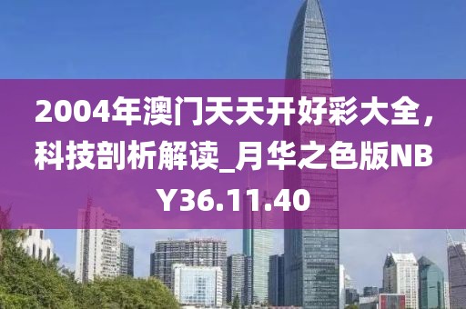 2004年澳门天天开好彩大全，科技剖析解读_月华之色版NBY36.11.40