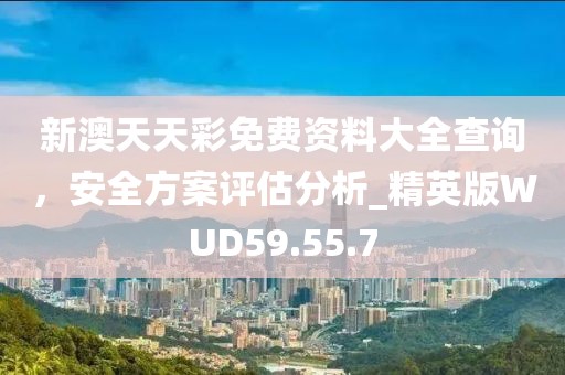 新澳天天彩免费资料大全查询，安全方案评估分析_精英版WUD59.55.7