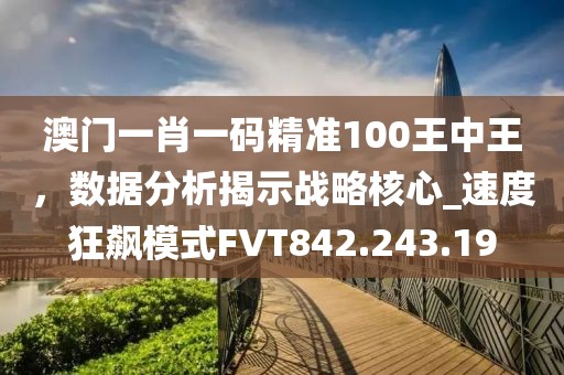 澳门一肖一码精准100王中王，数据分析揭示战略核心_速度狂飙模式FVT842.243.19