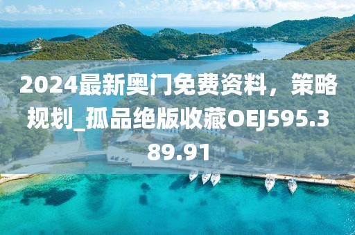 2024最新奥门免费资料，策略规划_孤品绝版收藏OEJ595.389.91