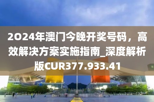 2O24年澳门今晚开奖号码，高效解决方案实施指南_深度解析版CUR377.933.41