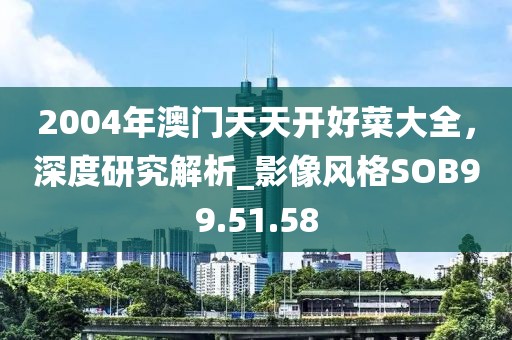 2004年澳门天天开好菜大全，深度研究解析_影像风格SOB99.51.58