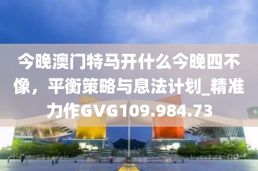今晚澳门特马开什么今晚四不像，平衡策略与息法计划_精准力作GVG109.984.73