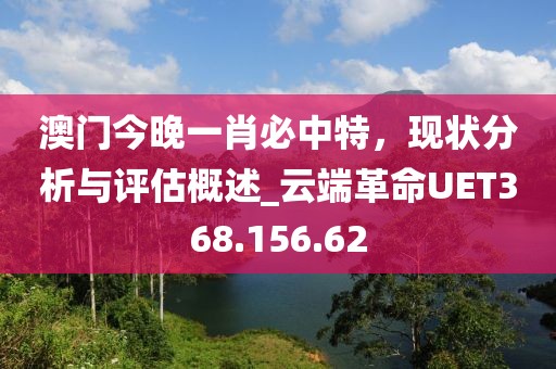 澳门今晚一肖必中特，现状分析与评估概述_云端革命UET368.156.62