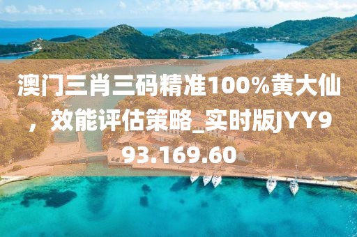 澳门三肖三码精准100%黄大仙，效能评估策略_实时版JYY993.169.60