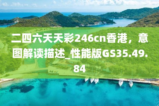 二四六天天彩246cn香港，意图解读描述_性能版GS35.49.84