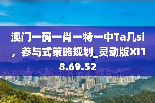 澳门一码一肖一特一中Ta几si，参与式策略规划_灵动版XI18.69.52