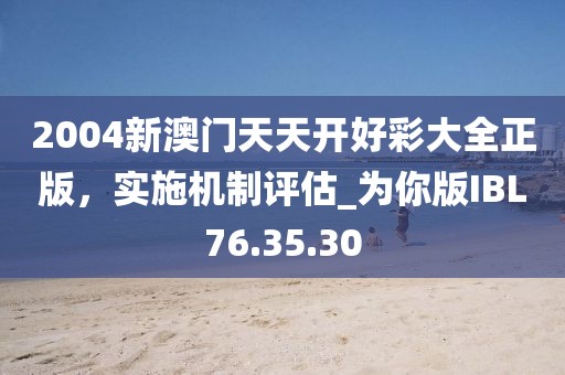 2004新澳门天天开好彩大全正版，实施机制评估_为你版IBL76.35.30