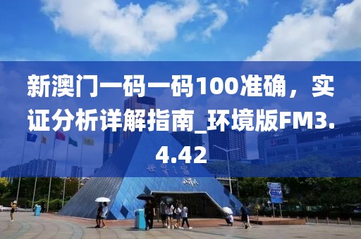 新澳门一码一码100准确，实证分析详解指南_环境版FM3.4.42