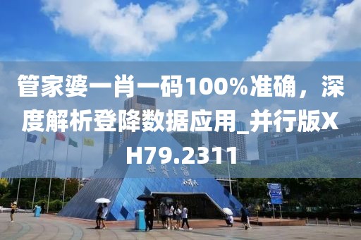 管家婆一肖一码100%准确，深度解析登降数据应用_并行版XH79.2311