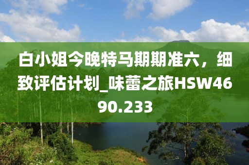 白小姐今晚特马期期准六，细致评估计划_味蕾之旅HSW4690.233