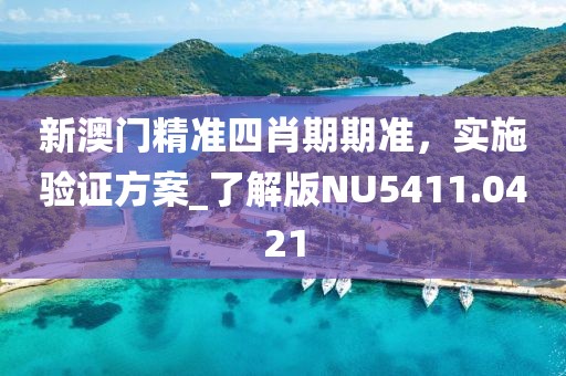新澳门精准四肖期期准，实施验证方案_了解版NU5411.0421