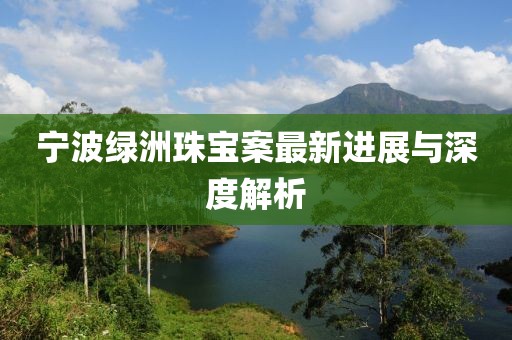 宁波绿洲珠宝案最新进展与深度解析