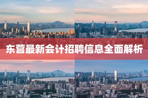 东营最新会计招聘信息全面解析