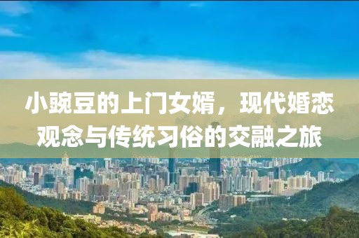 小豌豆的上门女婿，现代婚恋观念与传统习俗的交融之旅