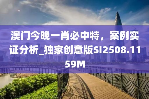 澳门今晚一肖必中特，案例实证分析_独家创意版SI2508.1159M