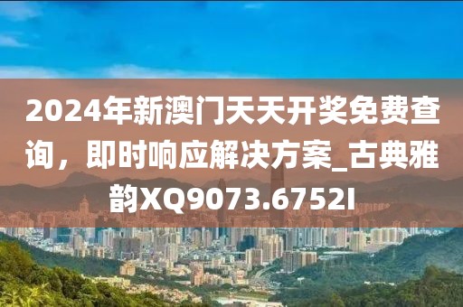 2024年新澳门天天开奖免费查询，即时响应解决方案_古典雅韵XQ9073.6752I