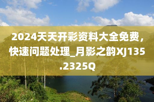 2024天天开彩资料大全免费，快速问题处理_月影之韵XJ135.2325Q