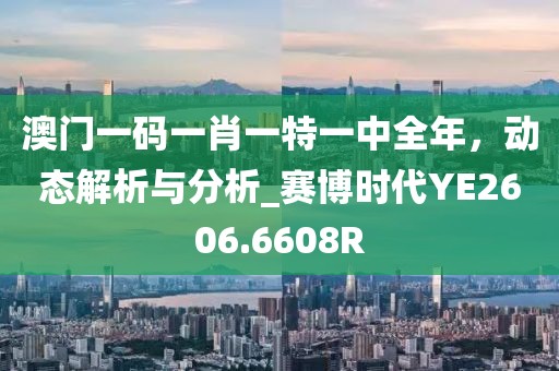 澳门一码一肖一特一中全年，动态解析与分析_赛博时代YE2606.6608R