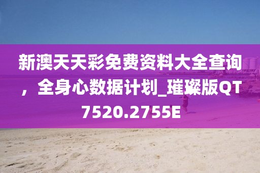 新澳天天彩免费资料大全查询，全身心数据计划_璀璨版QT7520.2755E