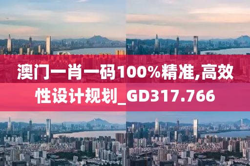 澳门一肖一码100%精准,高效性设计规划_GD317.766