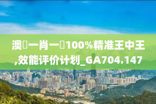 澳門一肖一碼100%精准王中王,效能评价计划_GA704.147