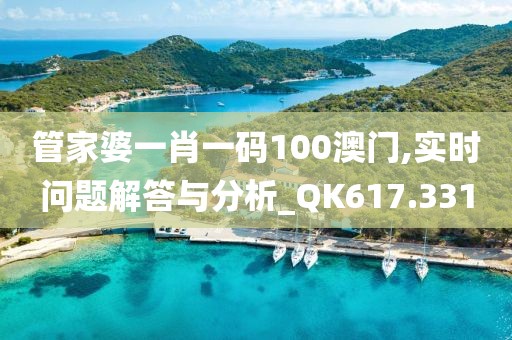 管家婆一肖一码100澳门,实时问题解答与分析_QK617.331