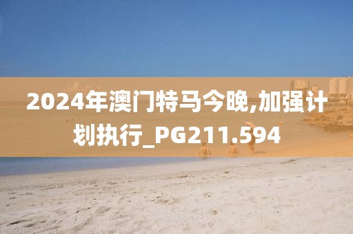 2024年澳门特马今晚,加强计划执行_PG211.594