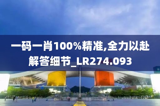 一码一肖100%精准,全力以赴解答细节_LR274.093