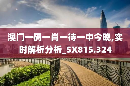 澳门一码一肖一待一中今晚,实时解析分析_SX815.324