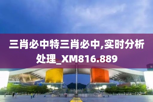 三肖必中特三肖必中,实时分析处理_XM816.889