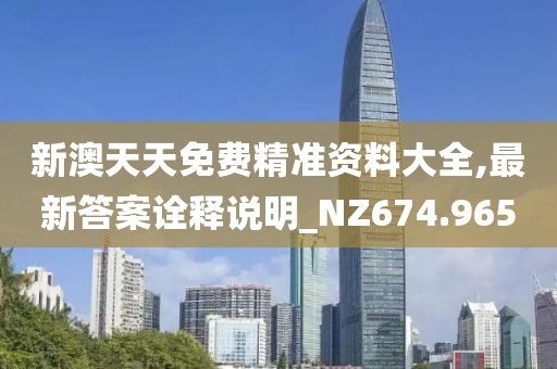 新澳天天免费精准资料大全,最新答案诠释说明_NZ674.965
