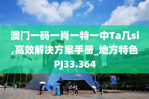 澳门一码一肖一特一中Ta几si,高效解决方案手册_地方特色PJ33.364
