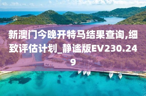 新澳门今晚开特马结果查询,细致评估计划_静谧版EV230.249