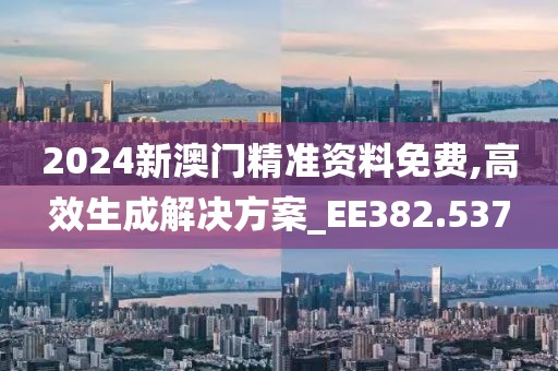 2024新澳门精准资料免费,高效生成解决方案_EE382.537