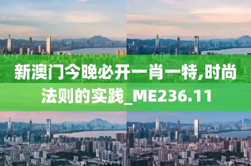 新澳门今晚必开一肖一特,时尚法则的实践_ME236.11
