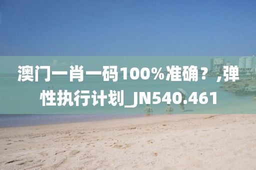 澳门一肖一码100%准确？,弹性执行计划_JN540.461