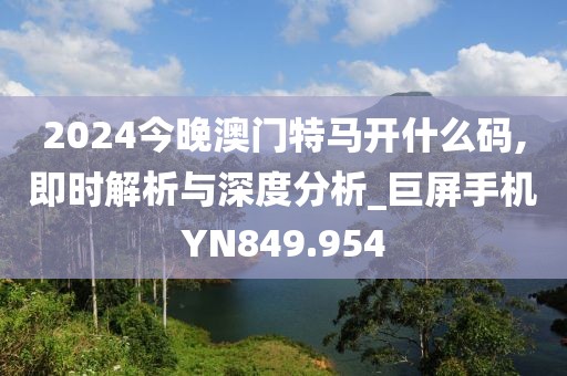 2024今晚澳门特马开什么码,即时解析与深度分析_巨屏手机YN849.954