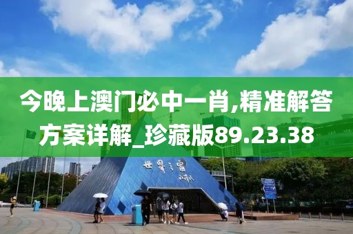 今晚上澳门必中一肖,精准解答方案详解_珍藏版89.23.38