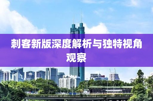 刺客新版深度解析与独特视角观察