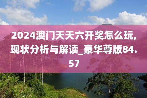 2024澳门天天六开奖怎么玩,现状分析与解读_豪华尊版84.57