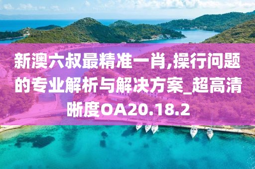 新澳六叔最精准一肖,操行问题的专业解析与解决方案_超高清晰度OA20.18.2