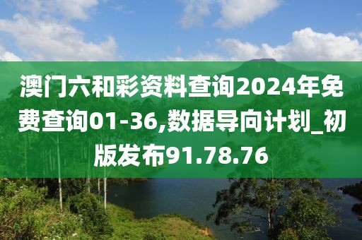 澳门六和彩资料查询2024年免费查询01-36,数据导向计划_初版发布91.78.76