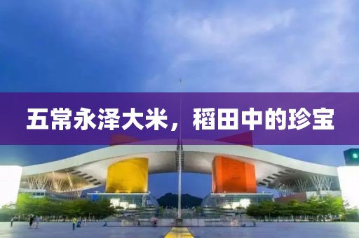 五常永泽大米，稻田中的珍宝