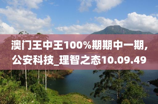 澳门王中王100%期期中一期,公安科技_理智之态10.09.49
