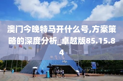 澳门今晚特马开什么号,方案策略的深度分析_卓越版85.15.84